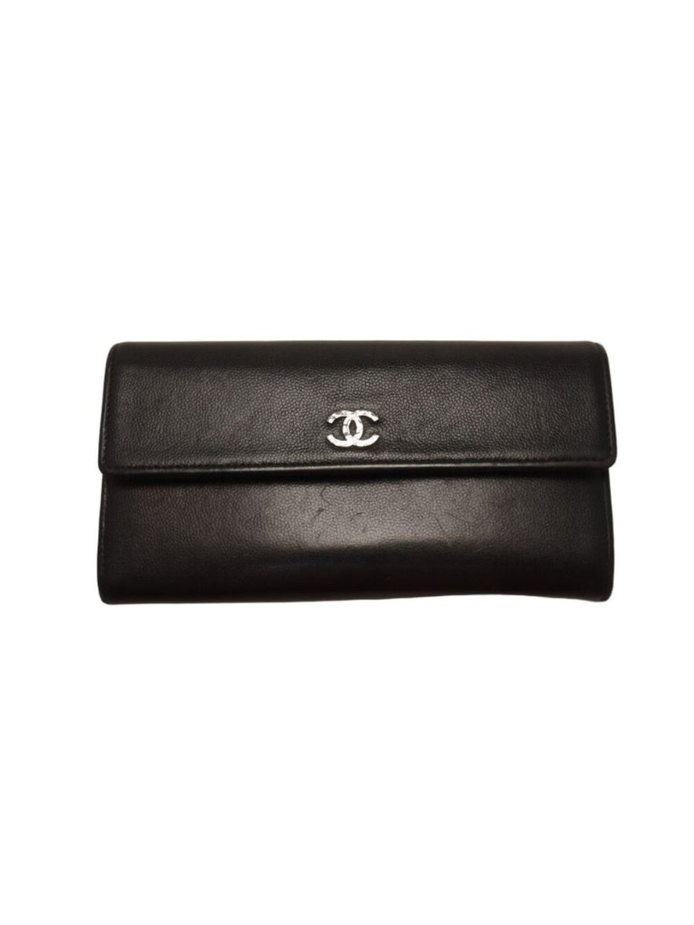 Chanel CC Logo Leather Wallet